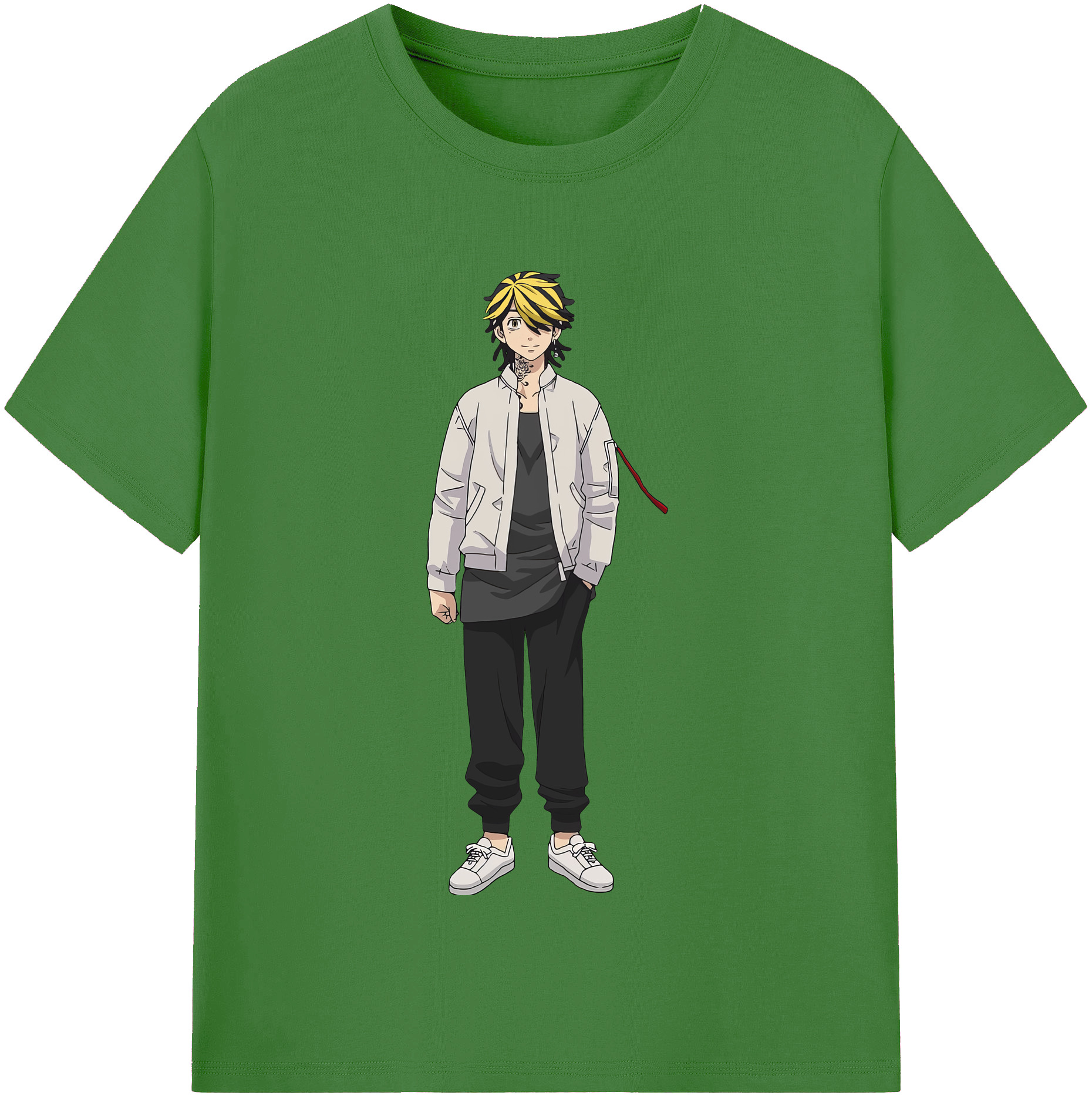 （画像用） 東京リベンジャーズ Tokyo Revengers レディースカジュアルプリントTシャツ（綿100％）
